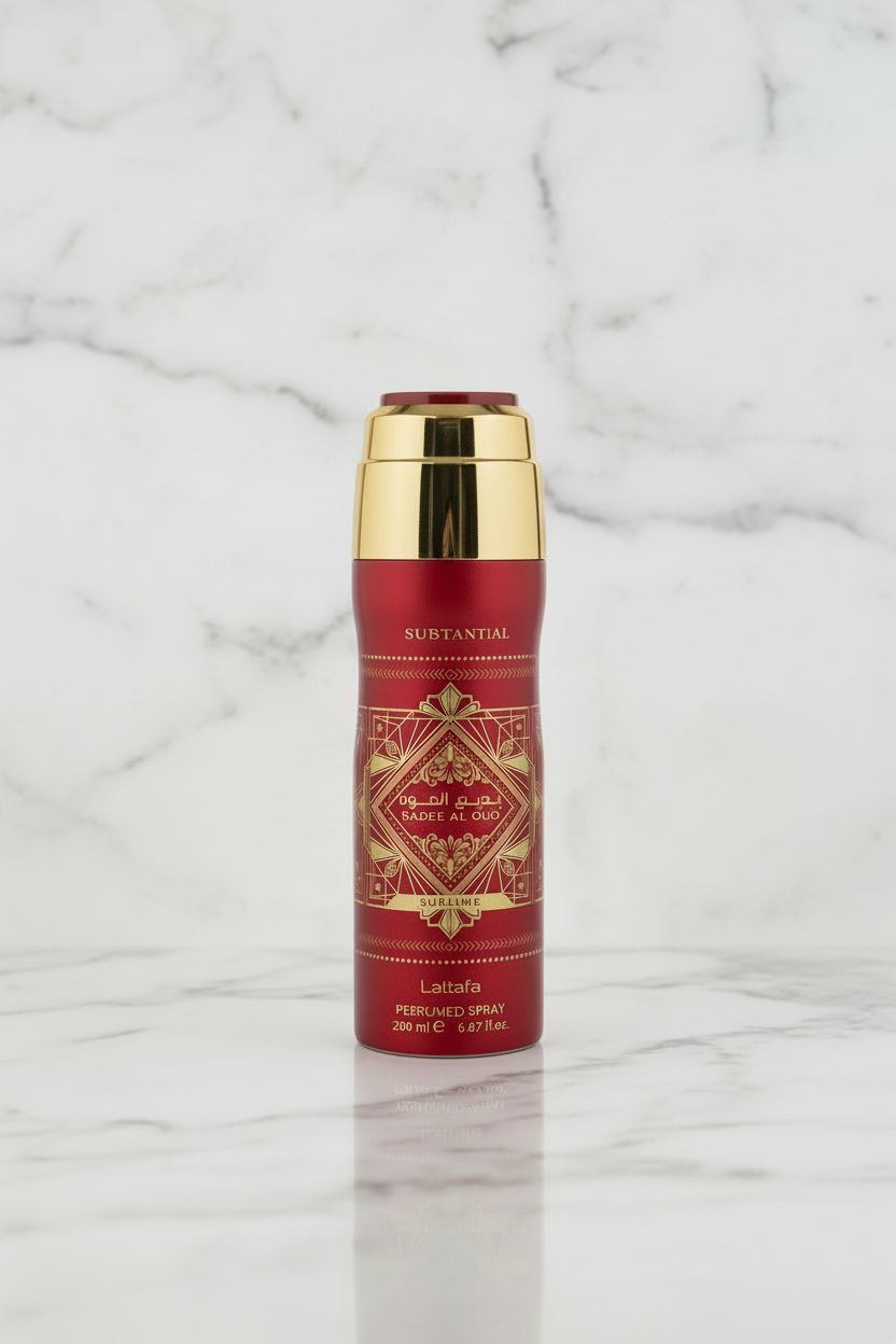 Lattafa Badee Al Oud Sublime Unisex Fragrance Body Spray 6.7 oz