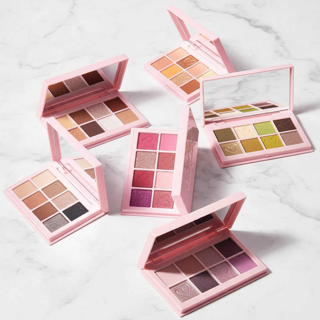 Beauty Creations Mini Snap Shadow Palette Collection Set – 6 Compact Eyeshadow Palettes