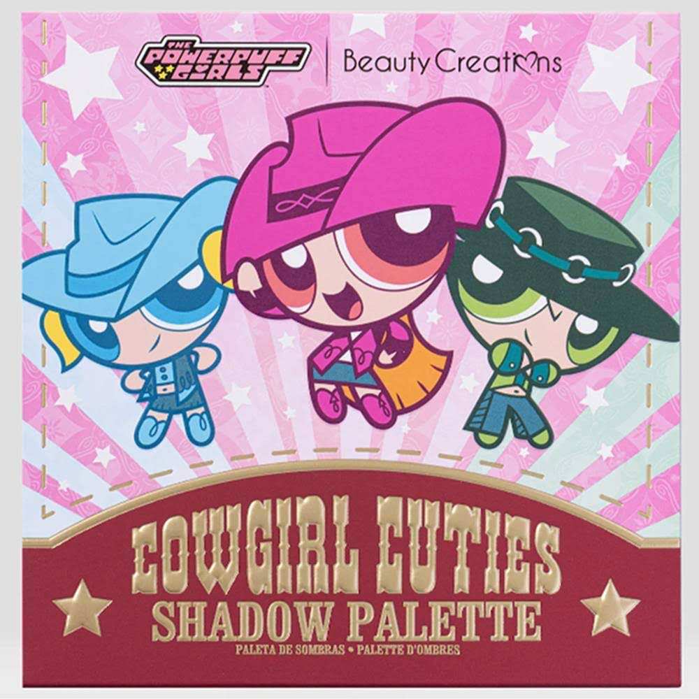 Beauty Creations x Powerpuff Girls "Cowgirl Cuties" Shadow Palette | 12-Pan Rodeo Eyeshadow
