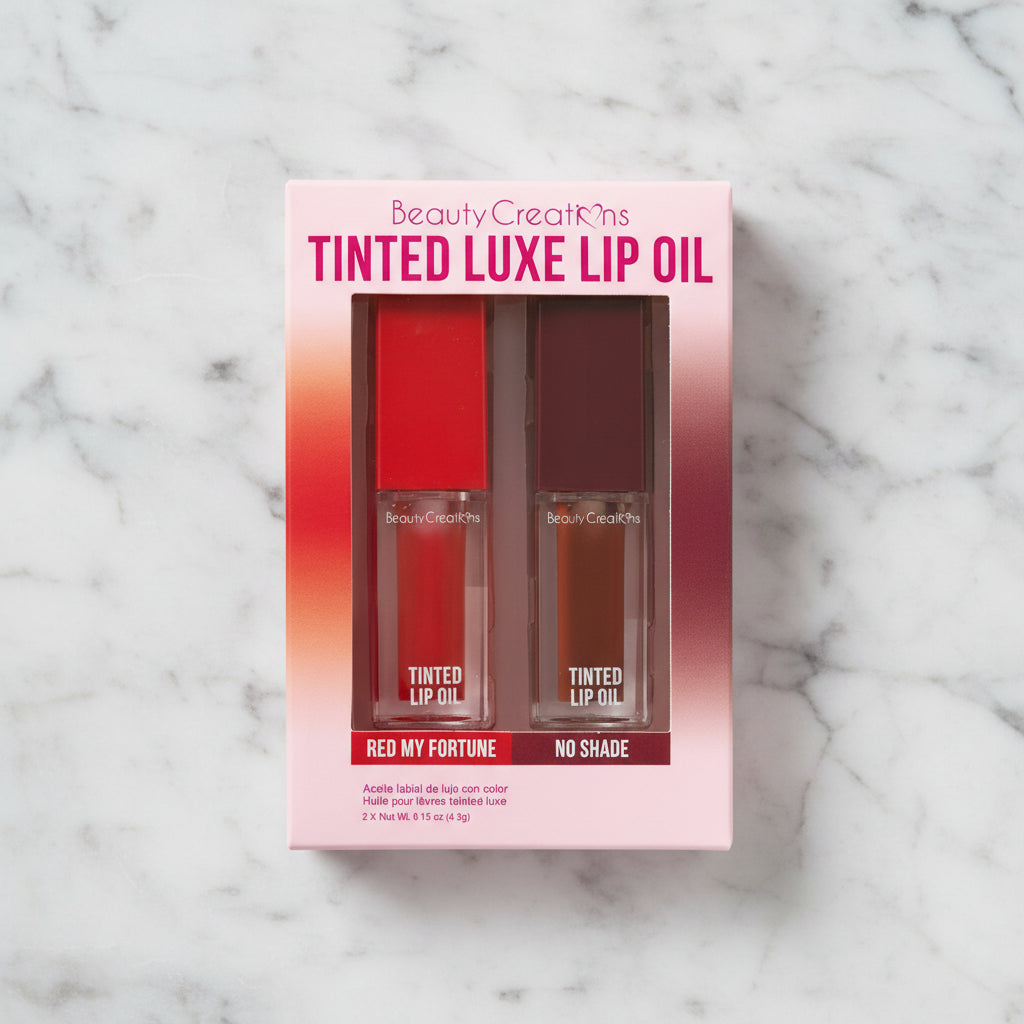 Beauty Creations Tinted Luxe Lip Oil Duo Set