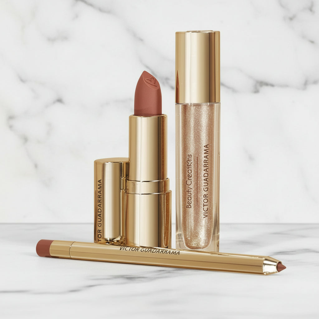 Beauty Creations Victor Guadarrama "Seduceme" Lip Trio Kit | Matte Lipstick, Gloss & Liner