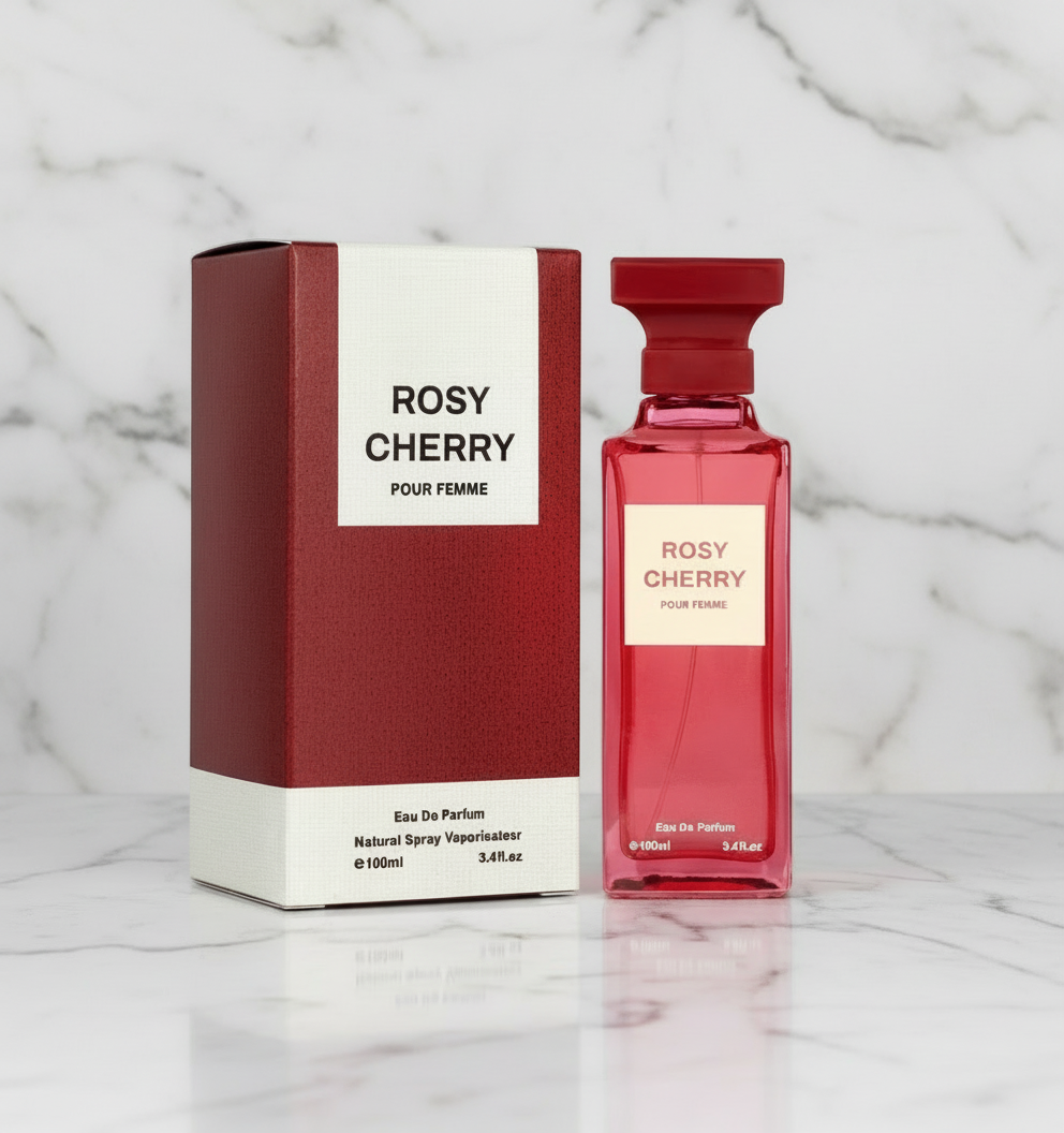 Rosy Cherry Perfume Spray for Women   3.4 oz.