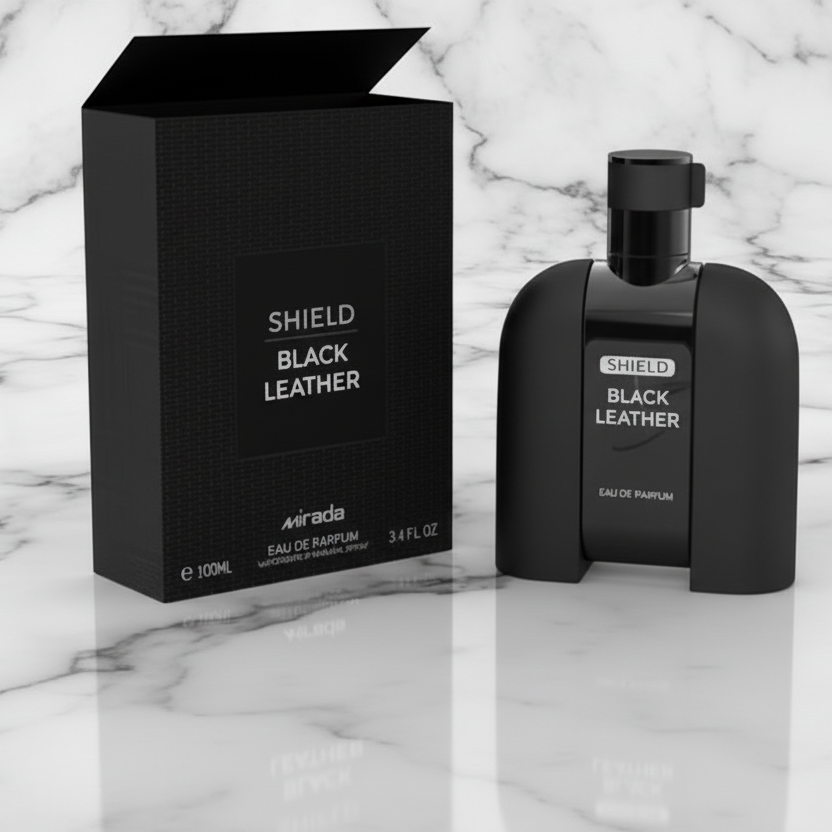 Shield Black Leather Men's Eau De Parfum 3.4 Oz