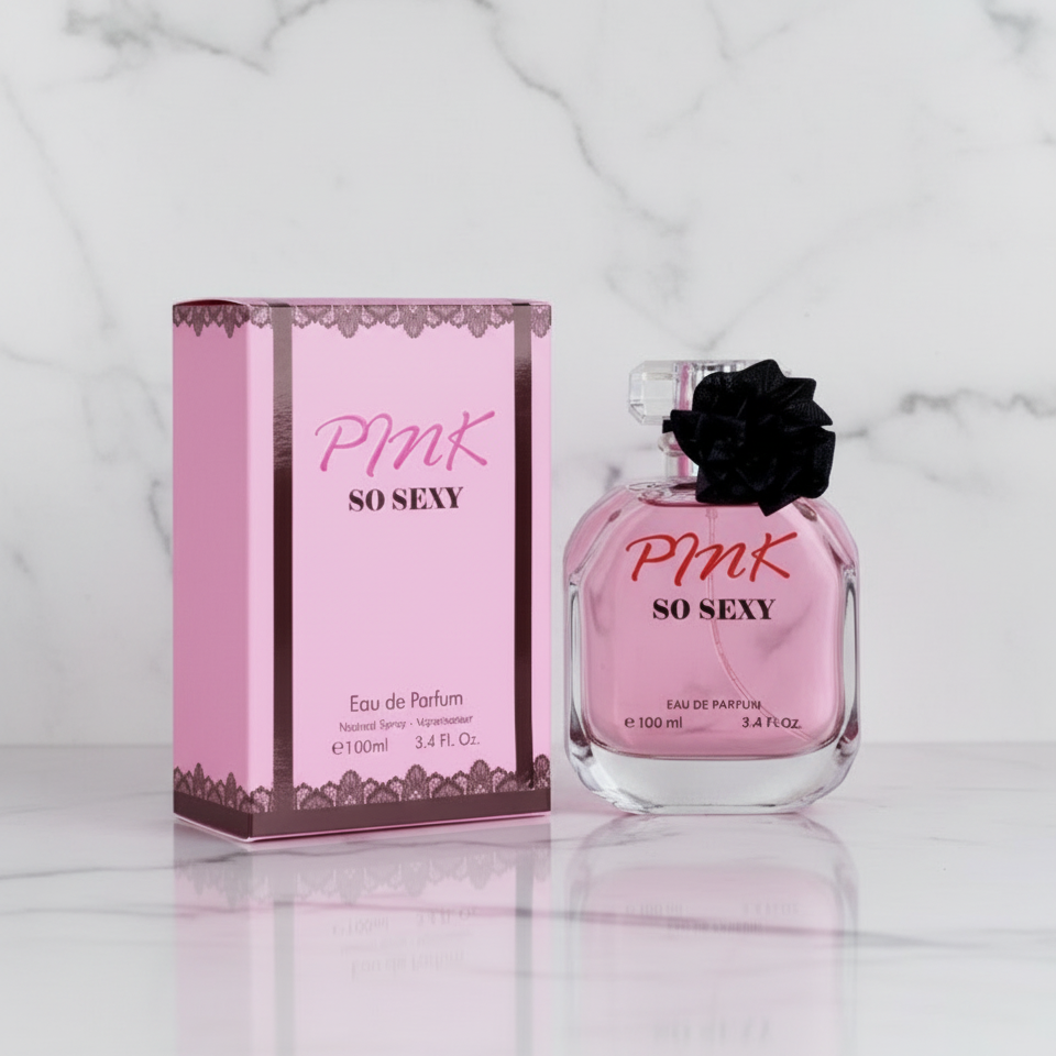 Pink So Sexy Eau de Parfum for Women 3.4oz – Sweet Floral & Warm Vanilla Perfume