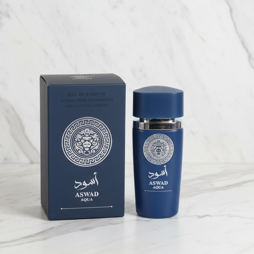 ASWAD Aqua-Blue Spray for Men – Fresh Aquatic EDP Inspired by Zanzibar