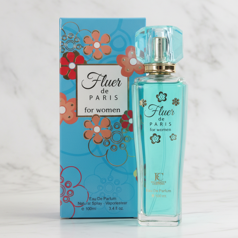 Fluer de Paris Eau De Parfum 3.4 oz for Women – Elegant Floral French-Inspired Perfume