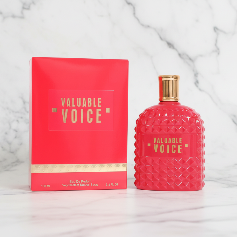 Valuable Voice Eau De Parfum 3.4 oz for Women – Elegant Long-Lasting Feminine Perfume