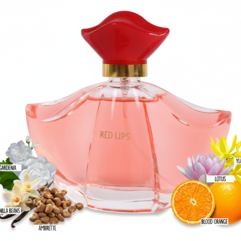 Red Lips Women's EDP Perfume 3.4oz