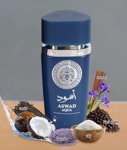ASWAD Aqua-Blue Spray for Men – Fresh Aquatic EDP Inspired by Zanzibar
