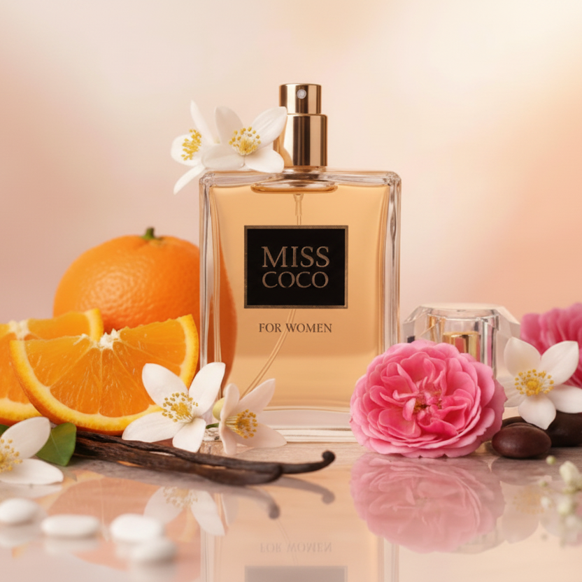 Miss Coco Eau De Parfum 3.4 oz for Women – Chic Elegant & Feminine Perfume