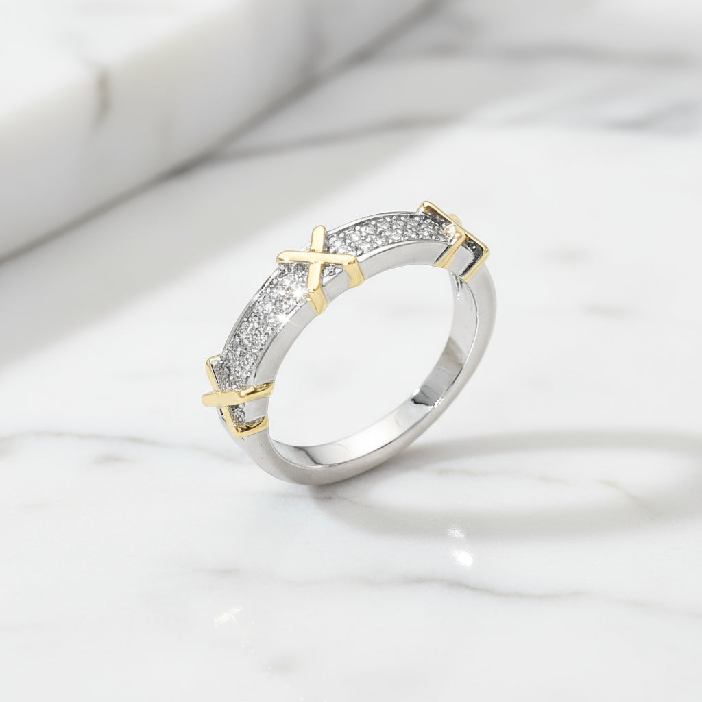 Duet Pave Accent Ring
