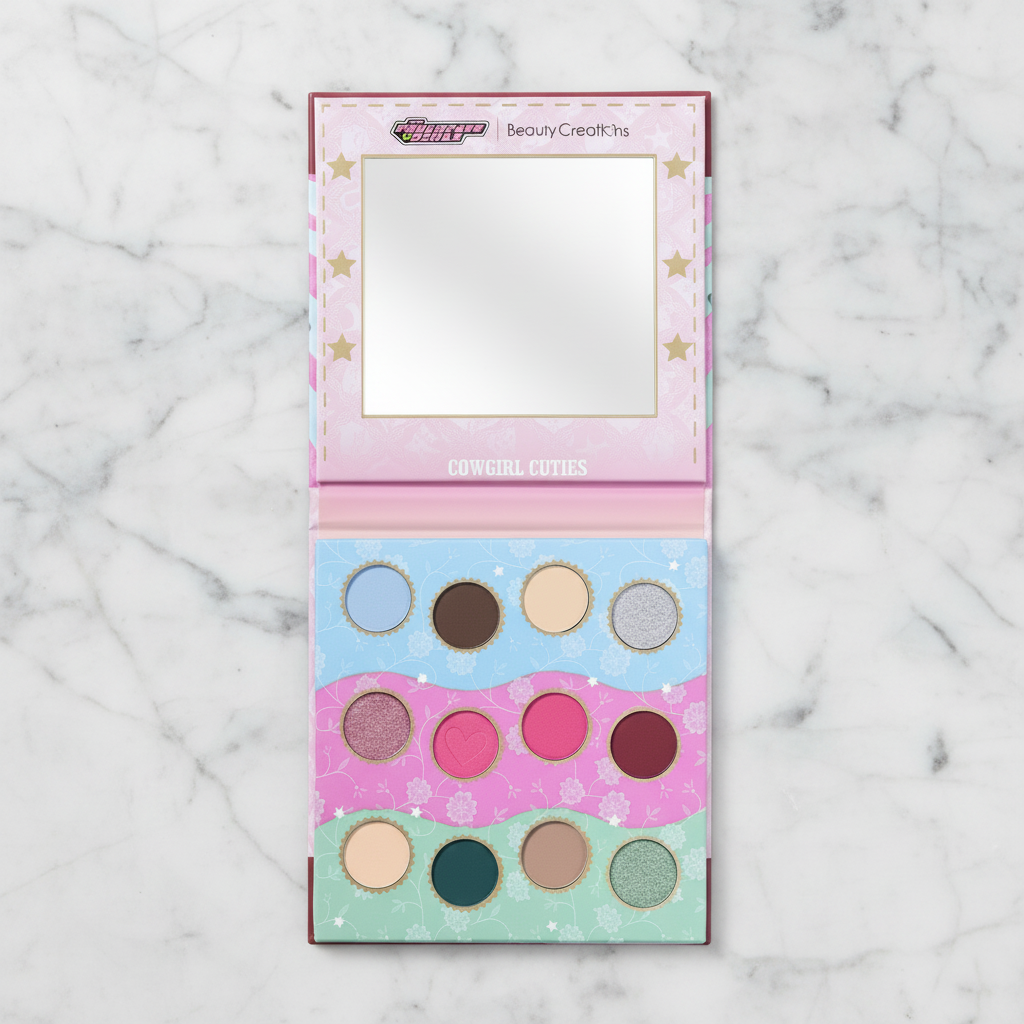 Beauty Creations x Powerpuff Girls "Cowgirl Cuties" Shadow Palette | 12-Pan Rodeo Eyeshadow