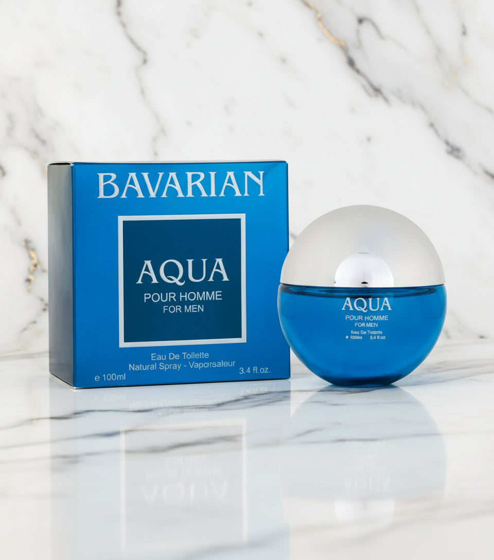 Bavarian Aqua EDT Cologne for Men 3.4 oz