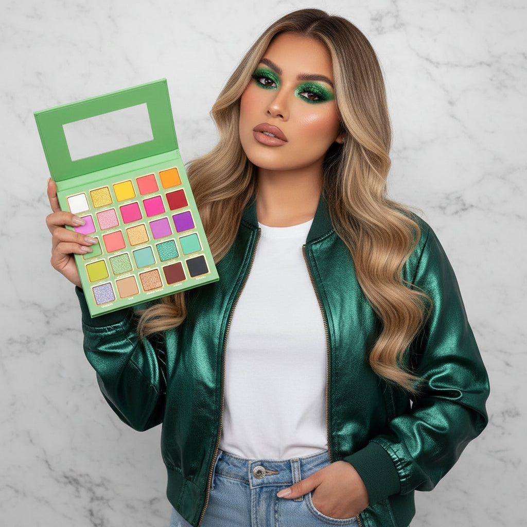 Lady Harvest 25-Color Eyeshadow Palette – Earthy Mattes & Shimmer Glam