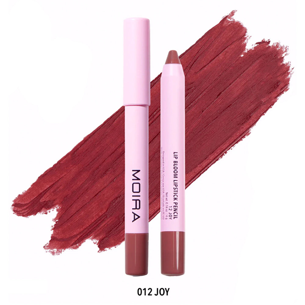 Moira Lip Bloom Lipstick Pencil | Creamy, Long-Lasting Lip Color in 8 Shades