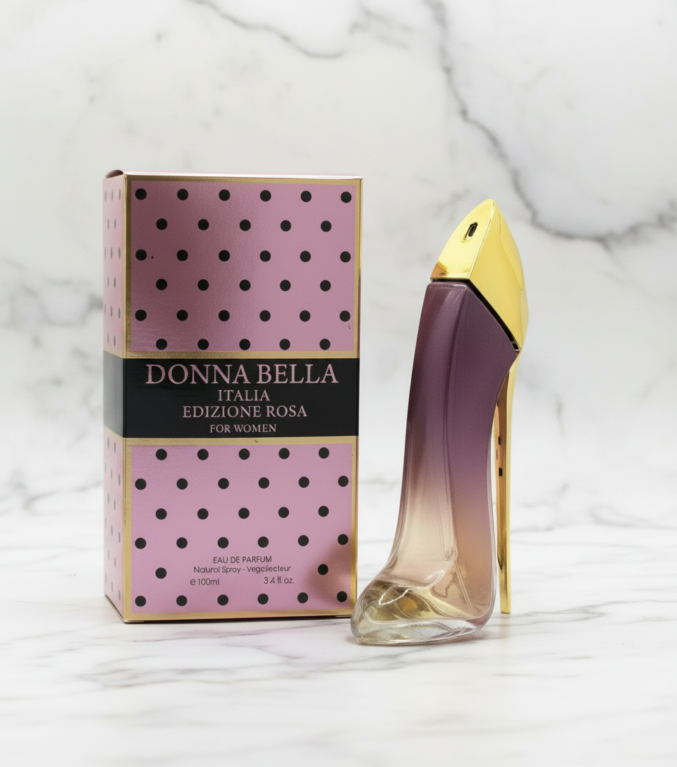 Donna Bella Italia Eau de Parfum for Women 3.4oz Elegant Floral, Soft Citrus & Warm Vanilla Perfume