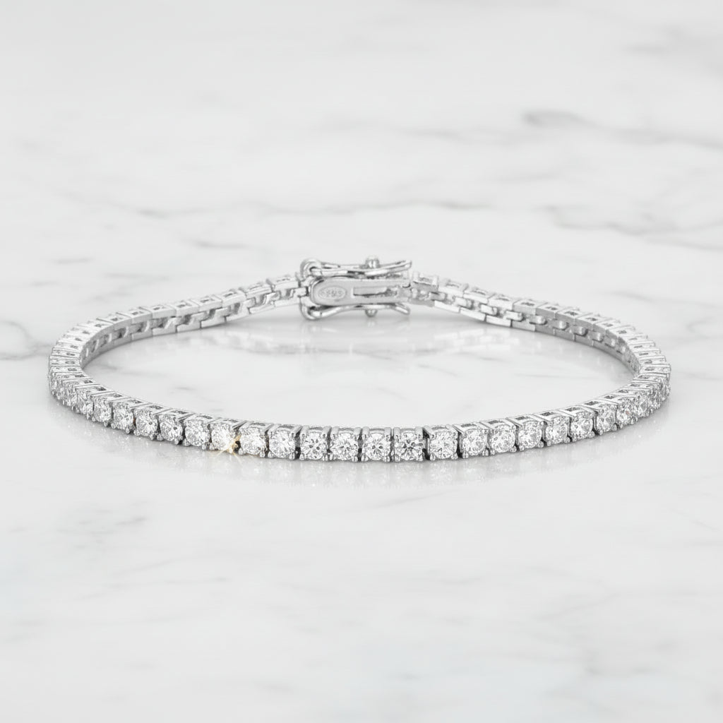 Moissanite Shimmer Bracelet  S925