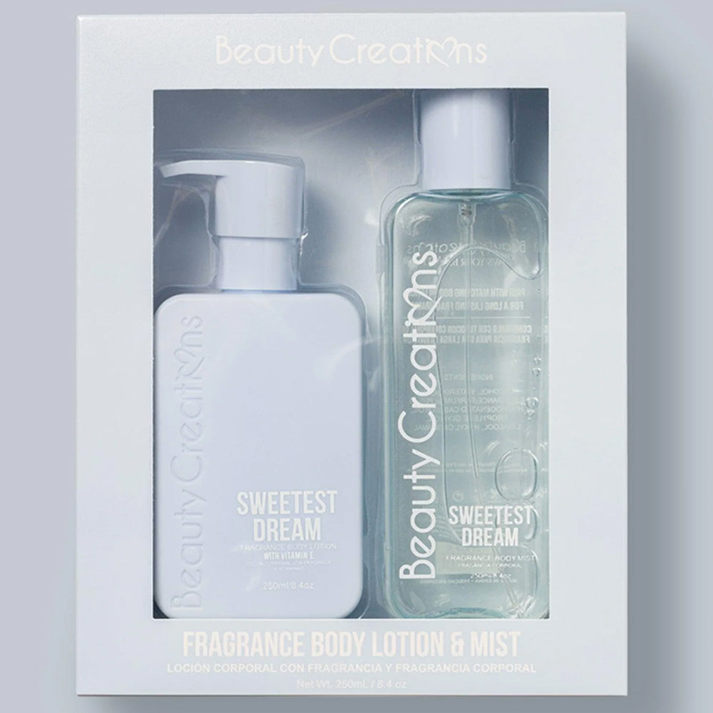 Beauty Creations Fragrance Set: Body Mist & Hydrating Lotion Duo