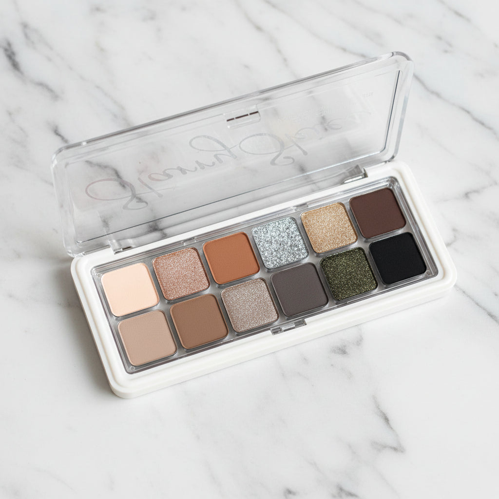 Amorus Starry Skies Cool Tone Nude Palette – 12-Shade Pressed Pigment Eyeshadow