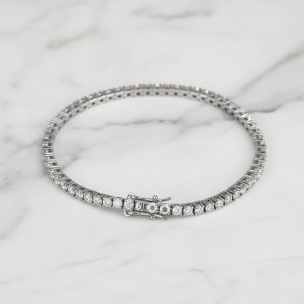 Moissanite Shimmer Bracelet  S925