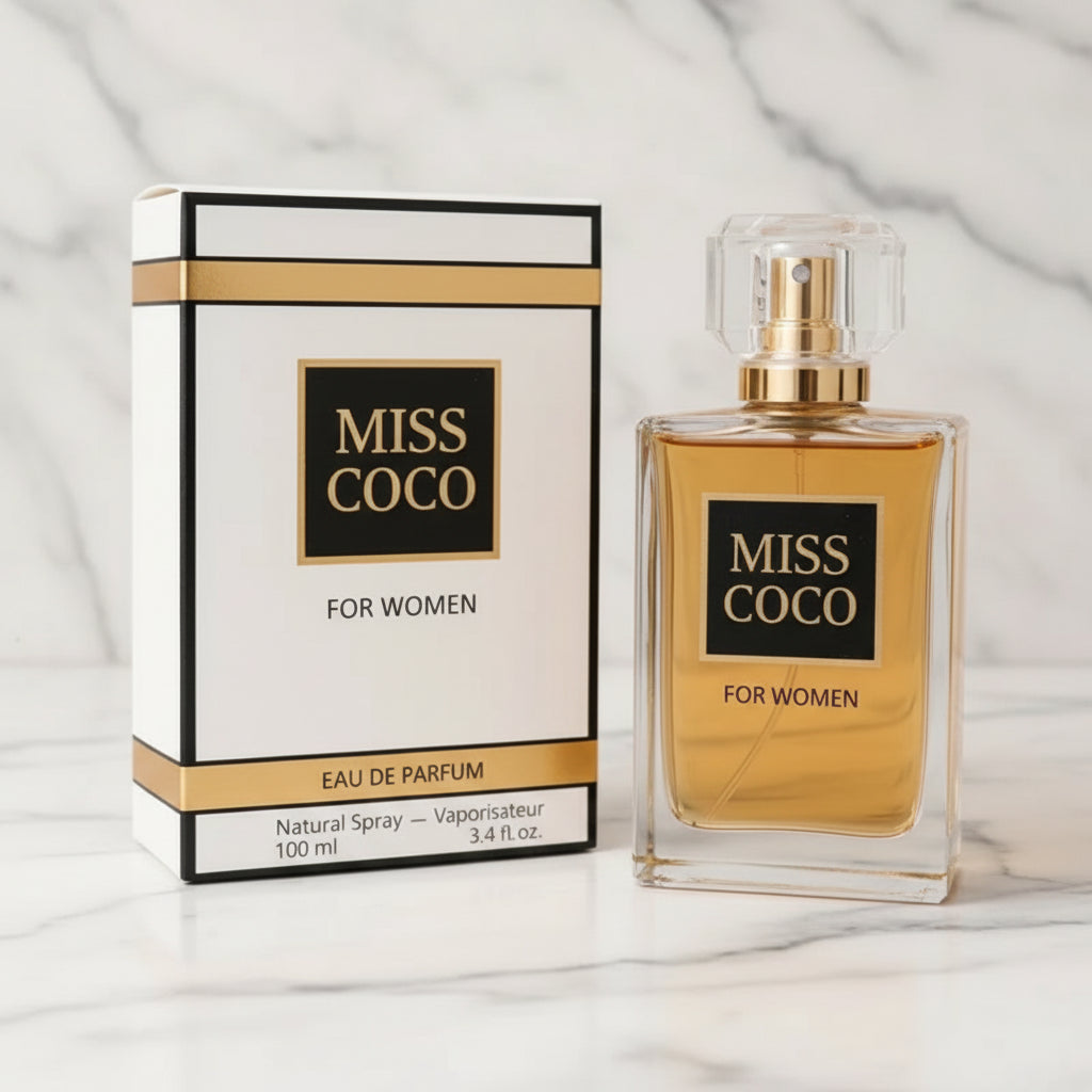 Miss Coco Eau De Parfum 3.4 oz for Women – Chic Elegant & Feminine Perfume
