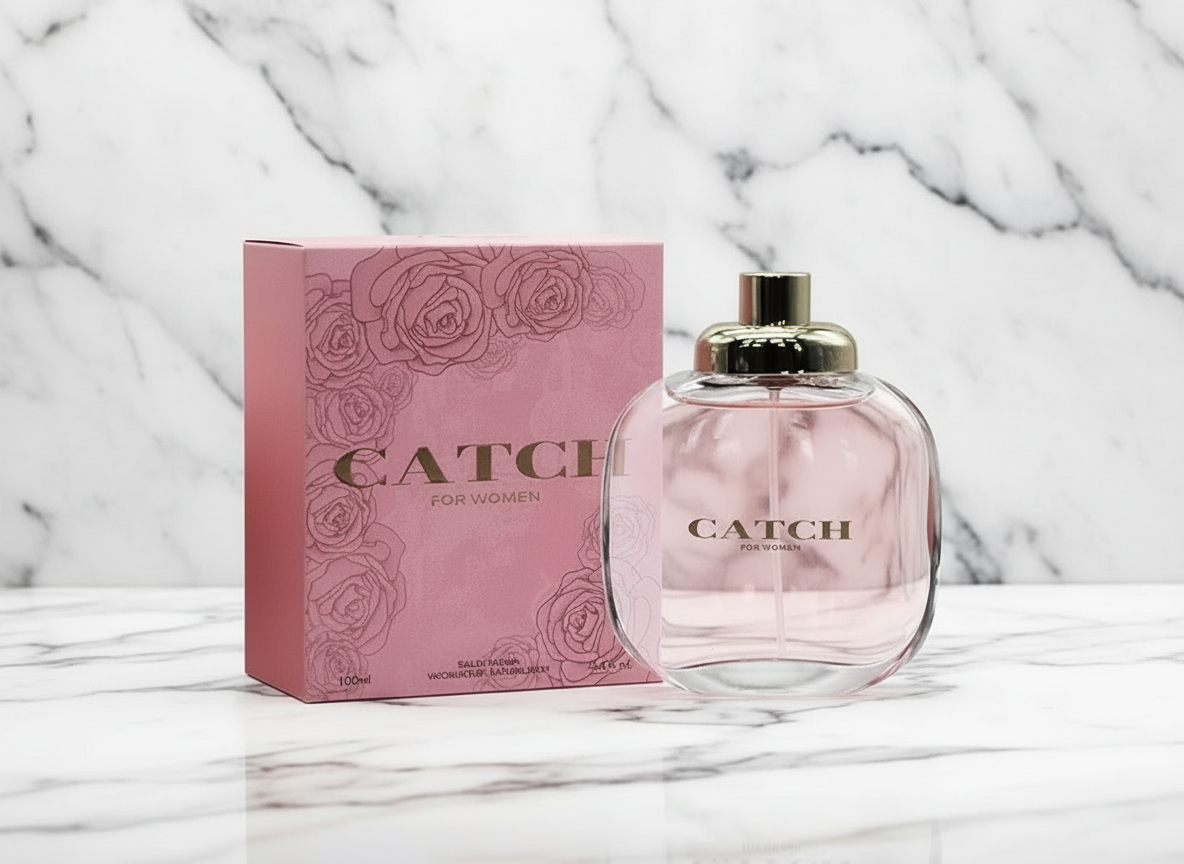Catch Women’s Perfume 3.4oz Fresh Floral, Sweet Citrus & Clean Musk Eau de Parfum