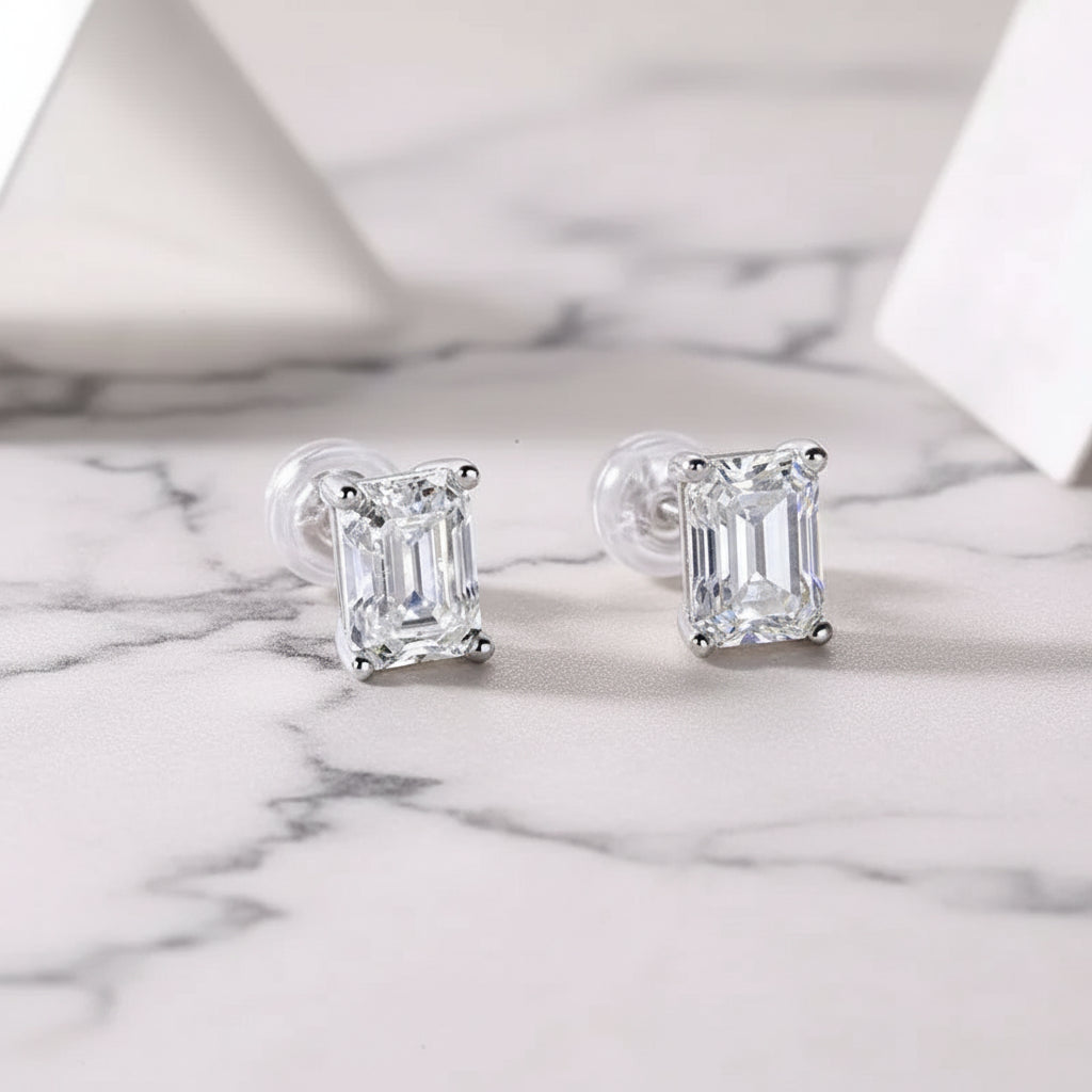 Stella Moissanite Stud Earrings | S925