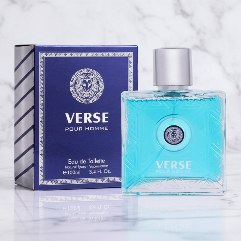 Verse Men’s Fragrance 3.4 oz – Adonis Energetic EDP & Pour Homme EDT | Long-Lasting Designer-Inspired Cologne