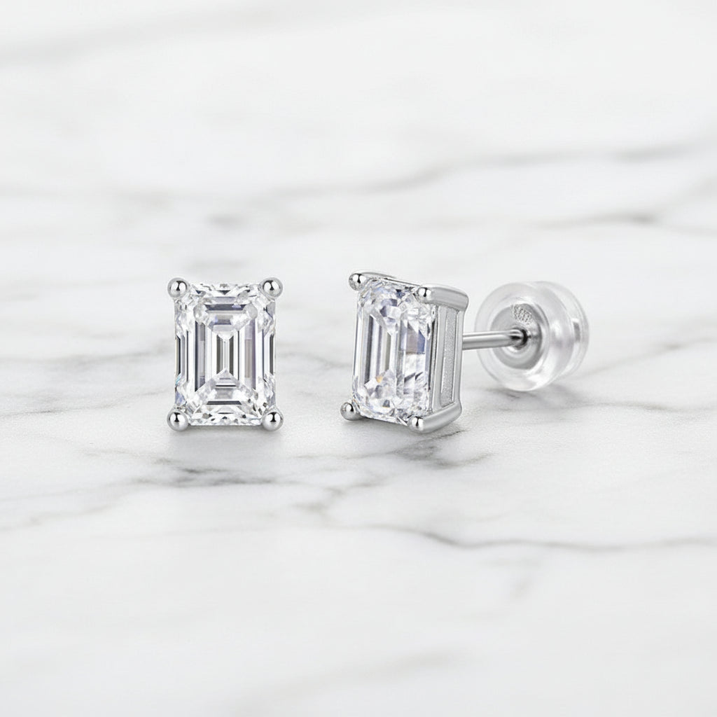 Stella Moissanite Stud Earrings | S925