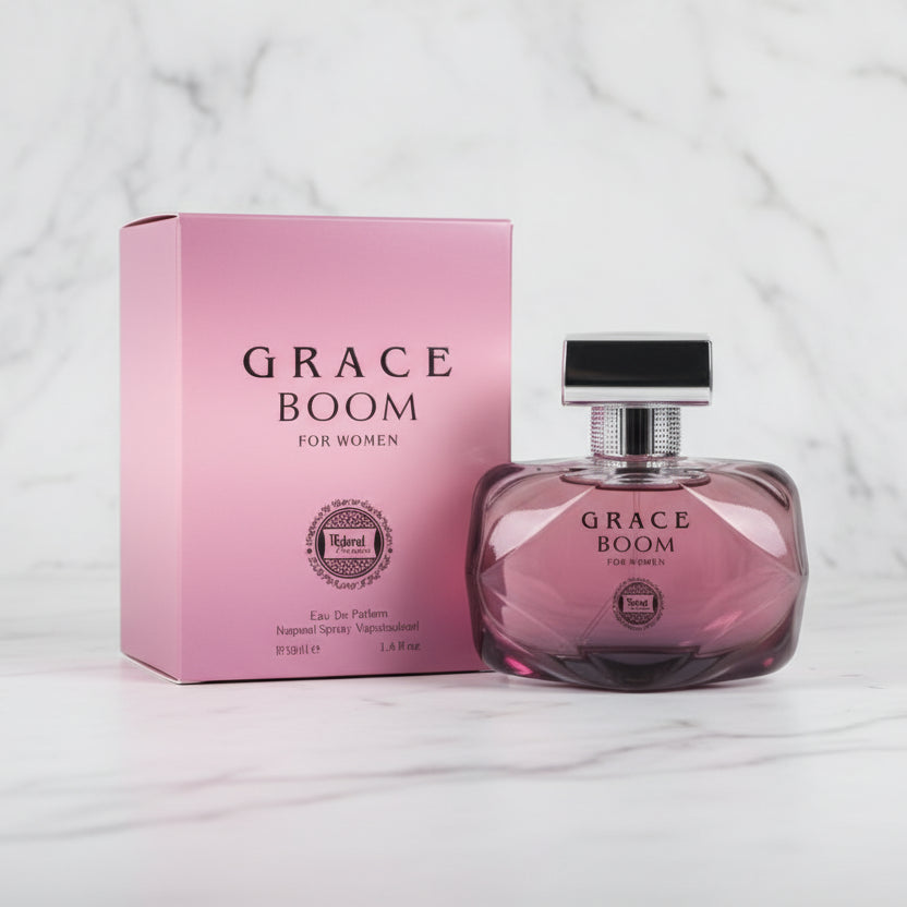Grace Boom Eau De Parfum 3.4 oz for Women – Bold Elegant Feminine Perfume
