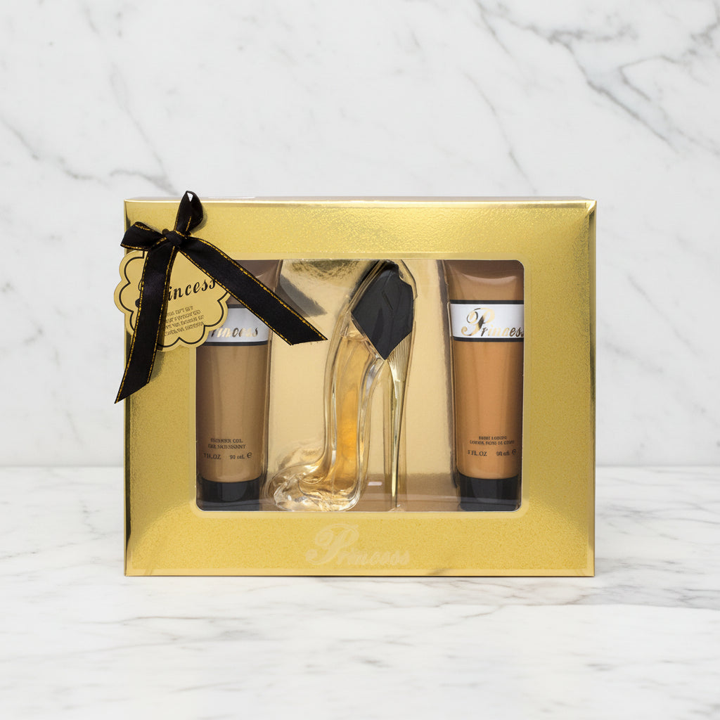 Princess Women’s High Heel Perfume 3 PC Gift Set
