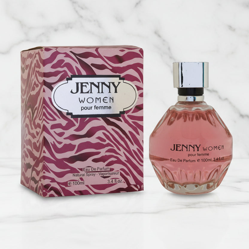 Jenny Women Pour Femme Eau De Parfum 3.4 oz – Soft Feminine Long-Lasting Perfume for Women