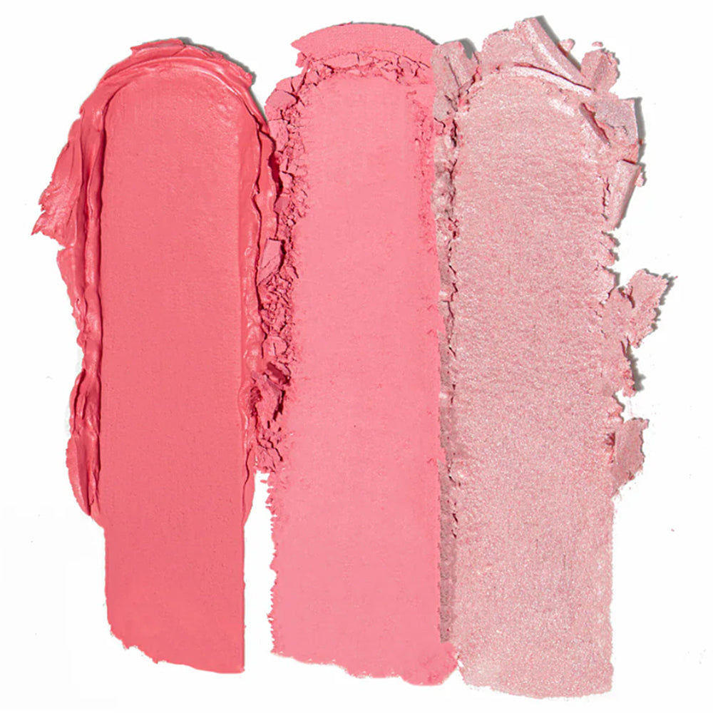 Tokidoki Peach Blossom Blush Trio: Cream, Powder & Highlighter Set