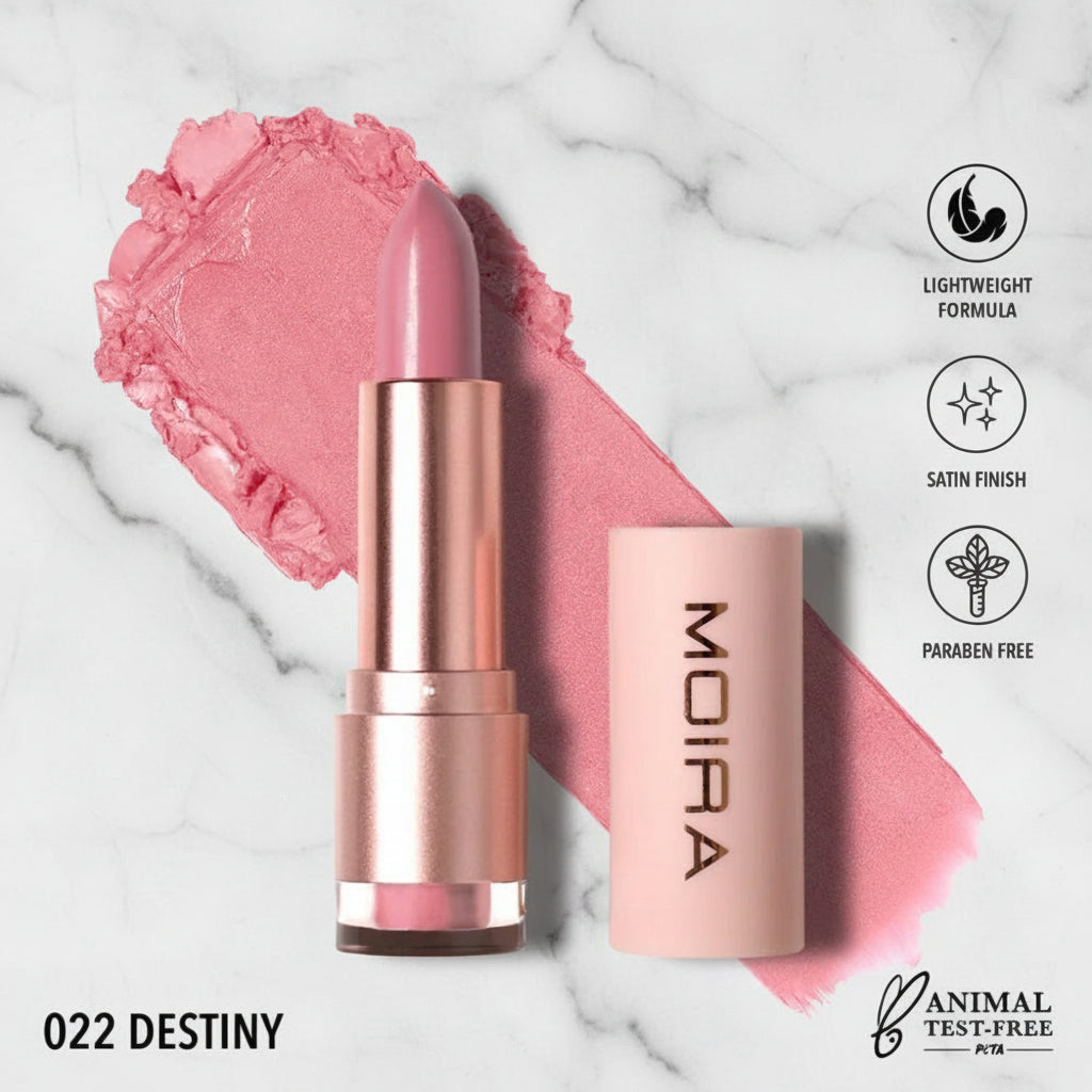 Moira Lip Goddess Satin Finish Lip Color Lipstick