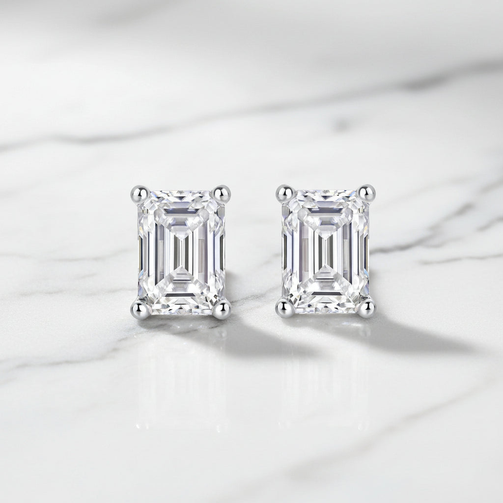 Stella Moissanite Stud Earrings | S925