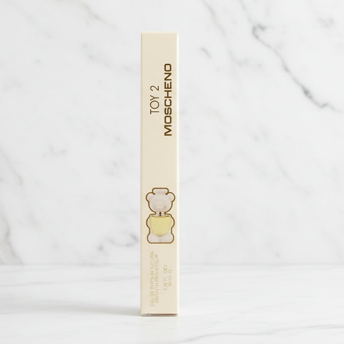 Moscheno Toy 2 Travel Spray for Women Sweet Floral, Warm Vanilla & Soft Musk Perfume