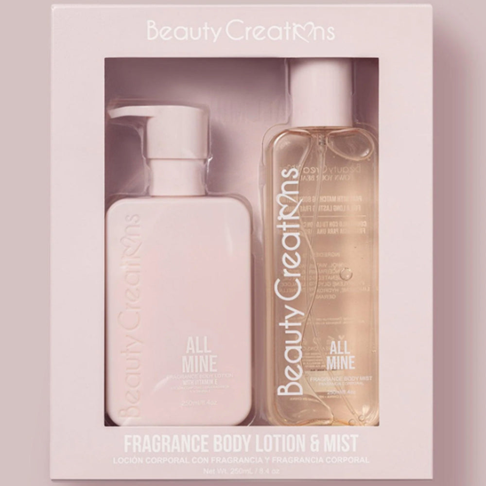 Beauty Creations Fragrance Set: Body Mist & Hydrating Lotion Duo
