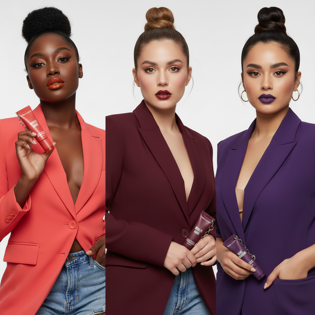 3PC Tinted Lip Treatment Set |Hydrating Lip Trio with Sheer Color & Shine