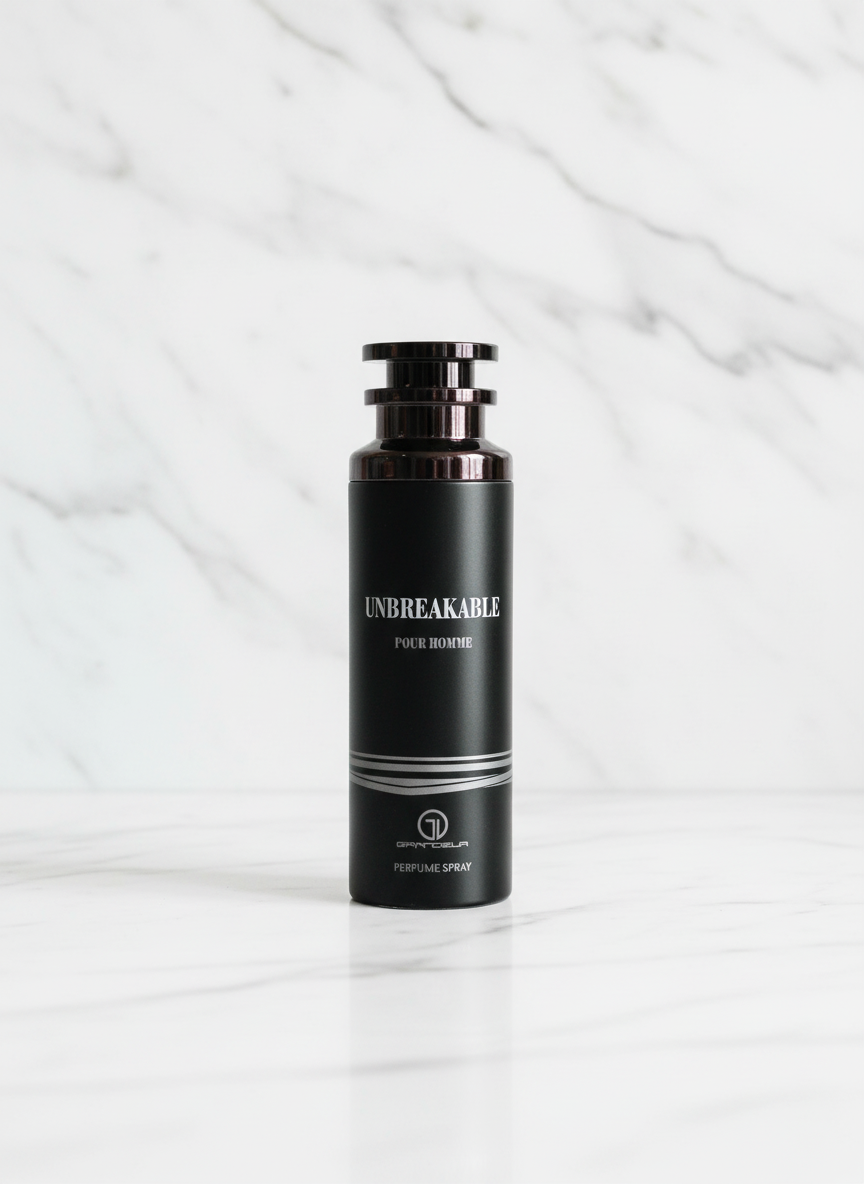 Unbreakable Pour Homme Body Spray for Men 6.7oz Long-Lasting Fresh Masculine Mist