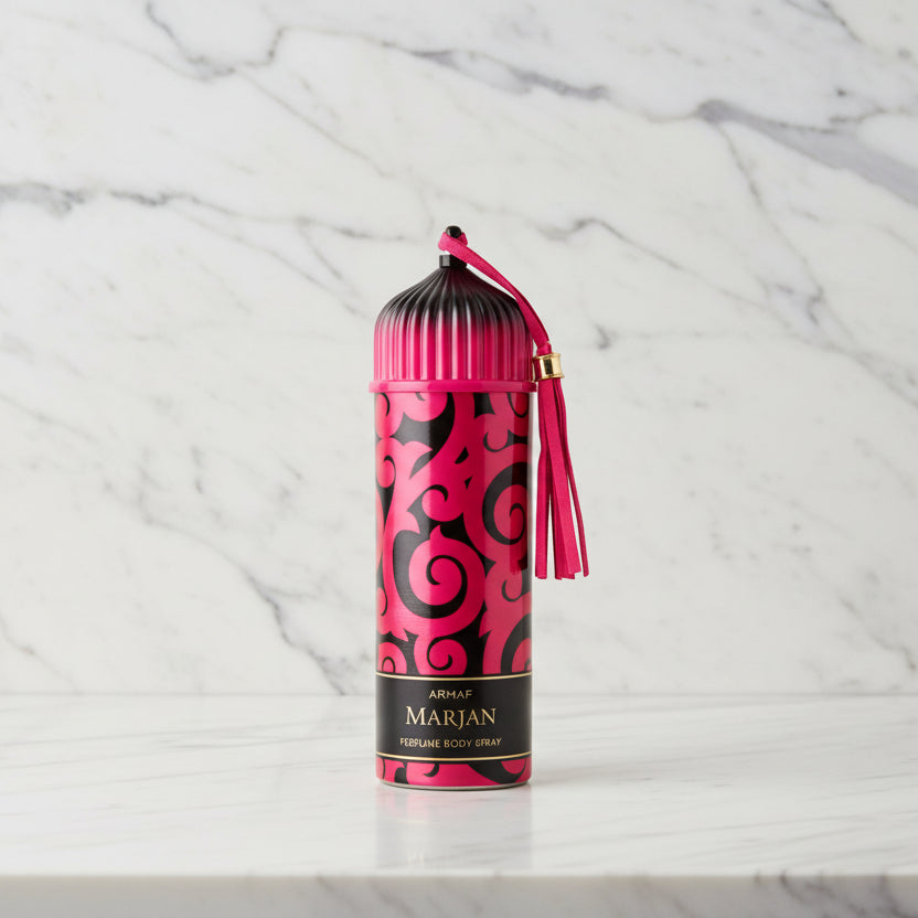 Marjan Perfumed Body Spray for Women 6.7 oz Red & Orange Editions – Soft Feminine Refreshing Fragrance Mist