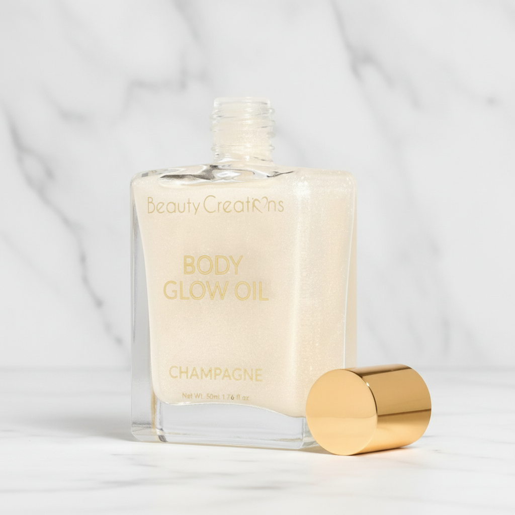 Body Glow Shimmer Oil Beauty Creations