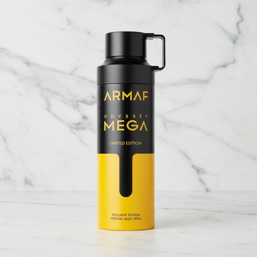 Armaf Odyssey Body Spray for Men, Mandarin Sky, Mega, Aqua