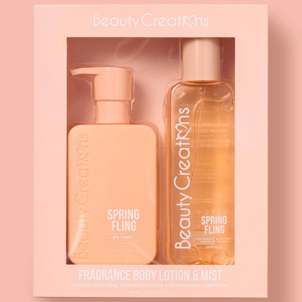Beauty Creations Fragrance Set: Body Mist & Hydrating Lotion Duo