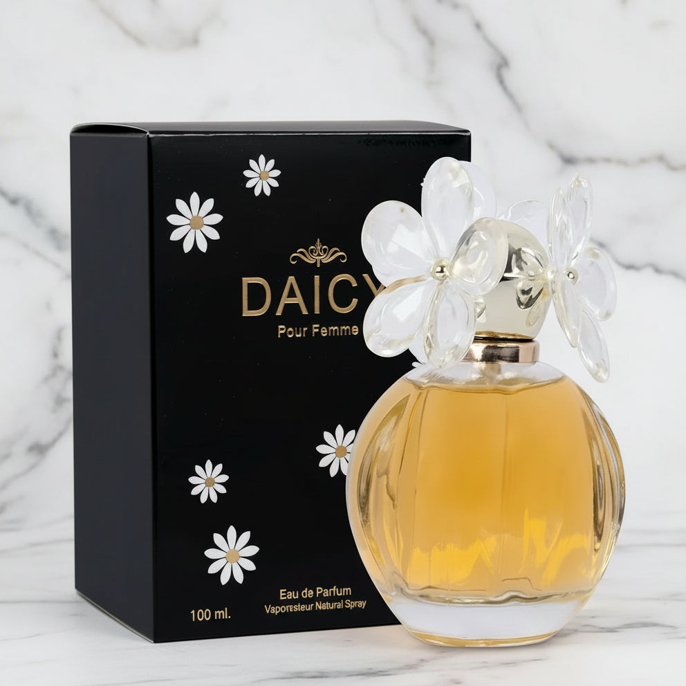 Daicy Pour Femme Perfume Fresh Daisy Floral, Soft Citrus & Clean Musk Fragrance for Women