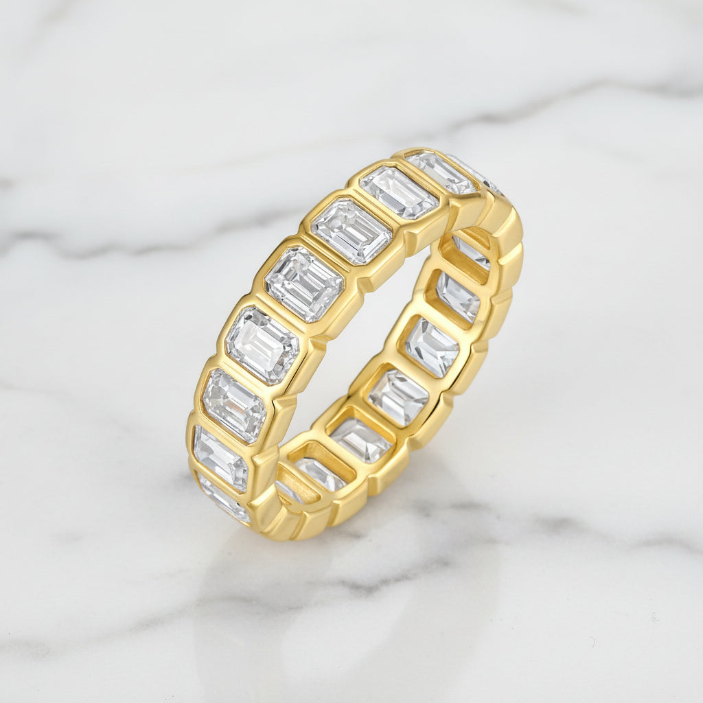 Veronica Moissanite Multi Circle Ring S925