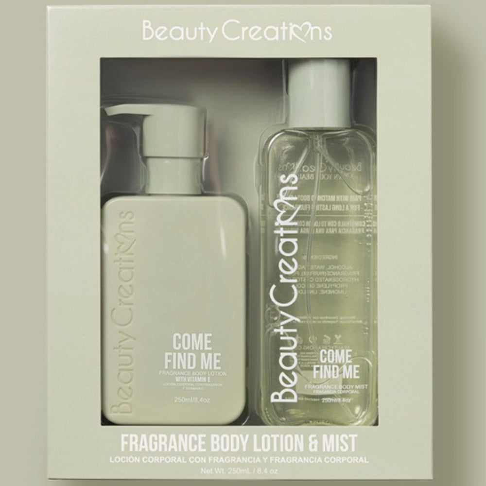Beauty Creations Fragrance Set: Body Mist & Hydrating Lotion Duo