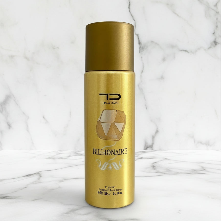 Tom & Darin Billionaire Deodorant Body Spray for Men