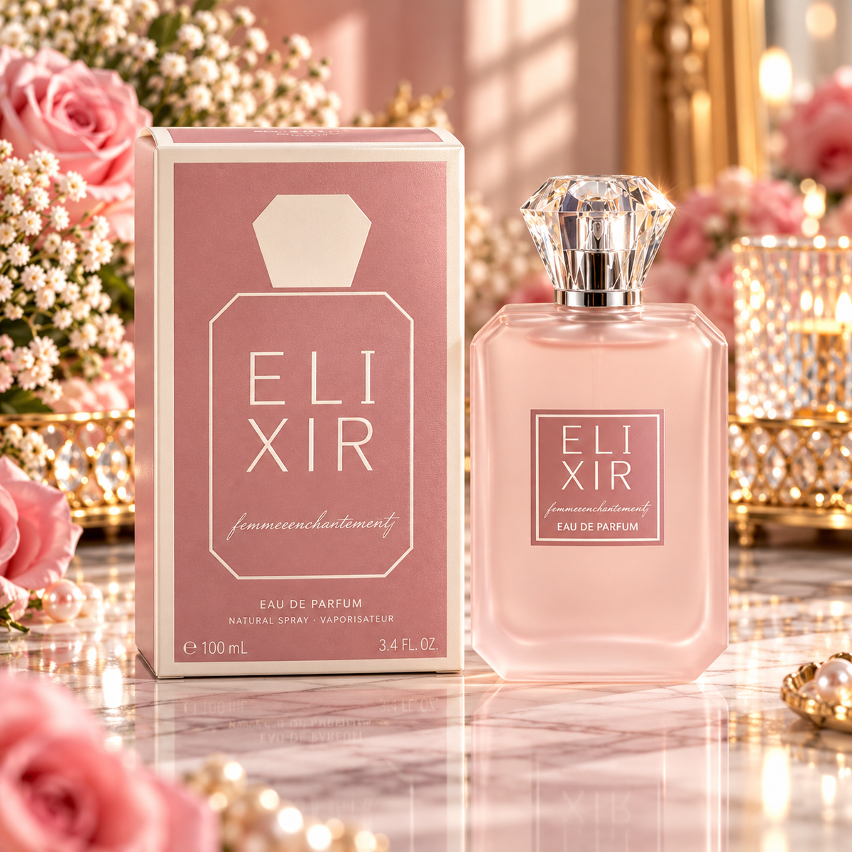 Elixir Marshmallow Puff EDP for Women 3.4 oz