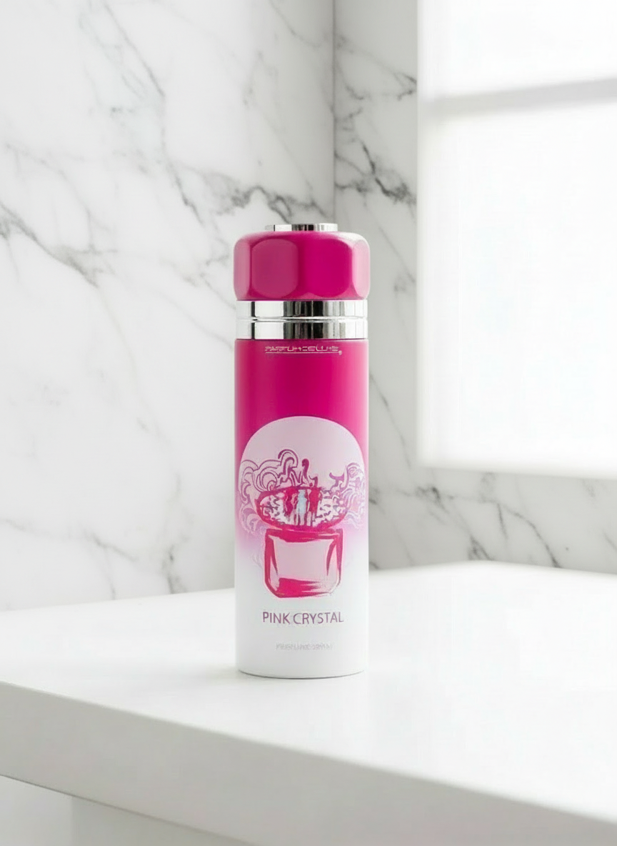 Pink Crystal Perfumed Body Spray for Women 6.75oz