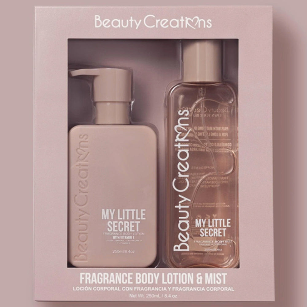 Beauty Creations Fragrance Set: Body Mist & Hydrating Lotion Duo